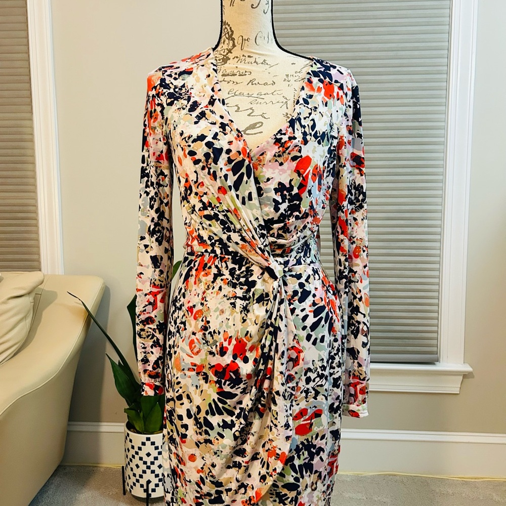 Jessica Simpson Multicolor Long Sleeve Dress